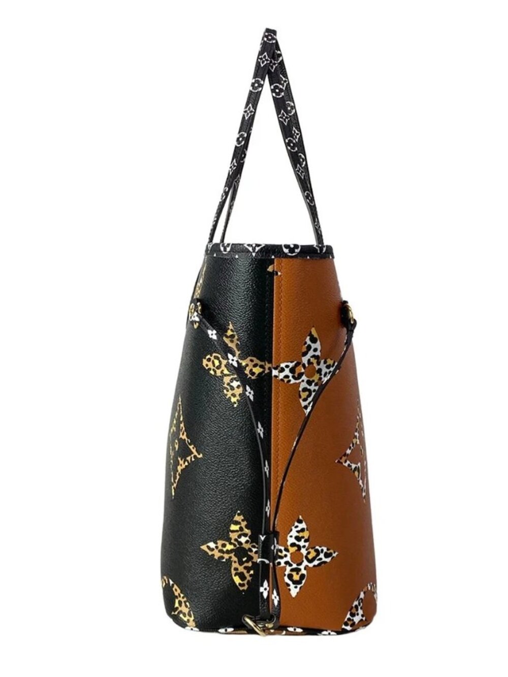LOUIS VUITTON Neverfull MM M44676 Noir Monogram Jungle GI3139 Tote Bag - Picture 6 of 15